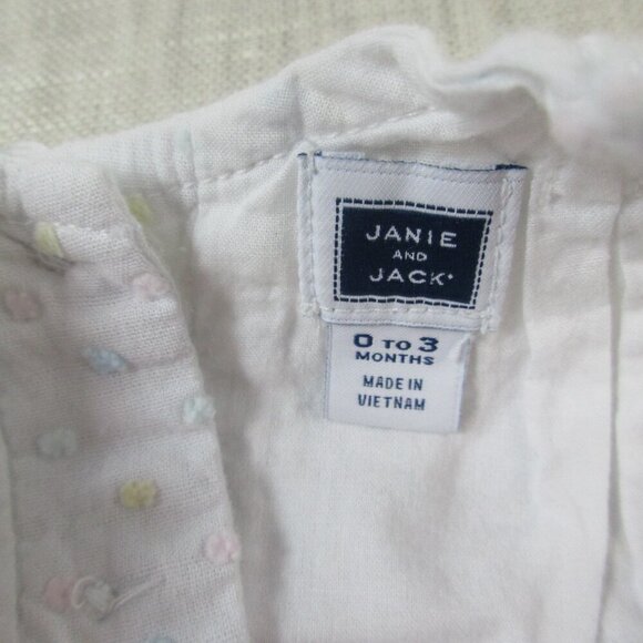 Baby Girl Clothes Lot 4pc Romper Dress Bodysuit Outfits Size 0-3M Mixed Colors - Picture 8 of 10